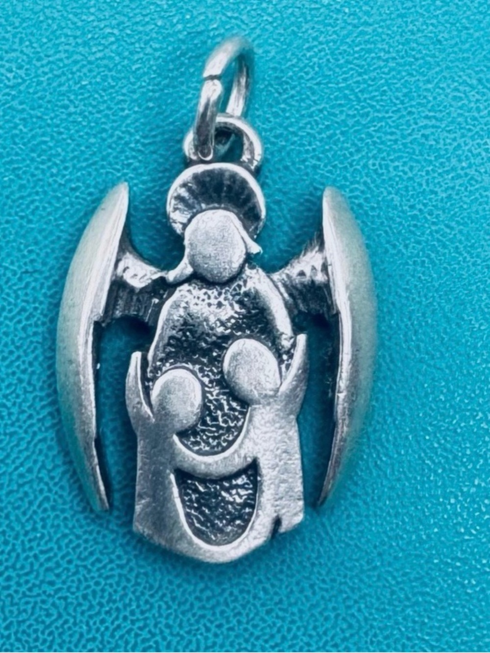 James Avery Sterling Silver Angel Family Pendant Necklace - Silver